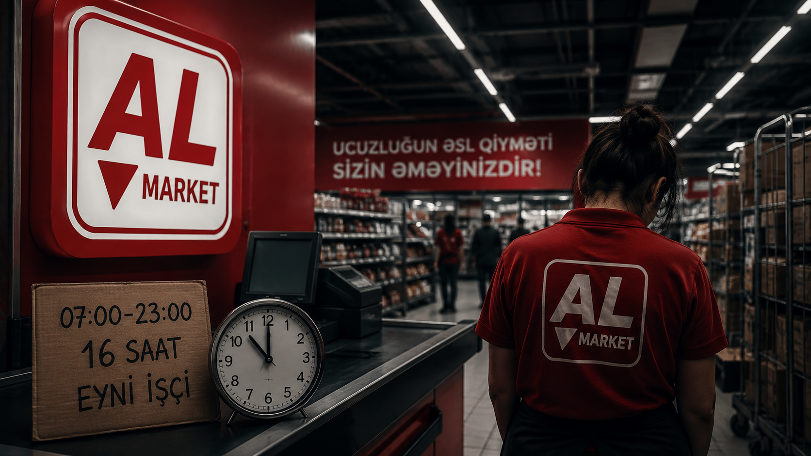 “AL Market”də istismarın yeni mərhələsi: iş saatları artırılır, narazı işçilər hədəfə alınır