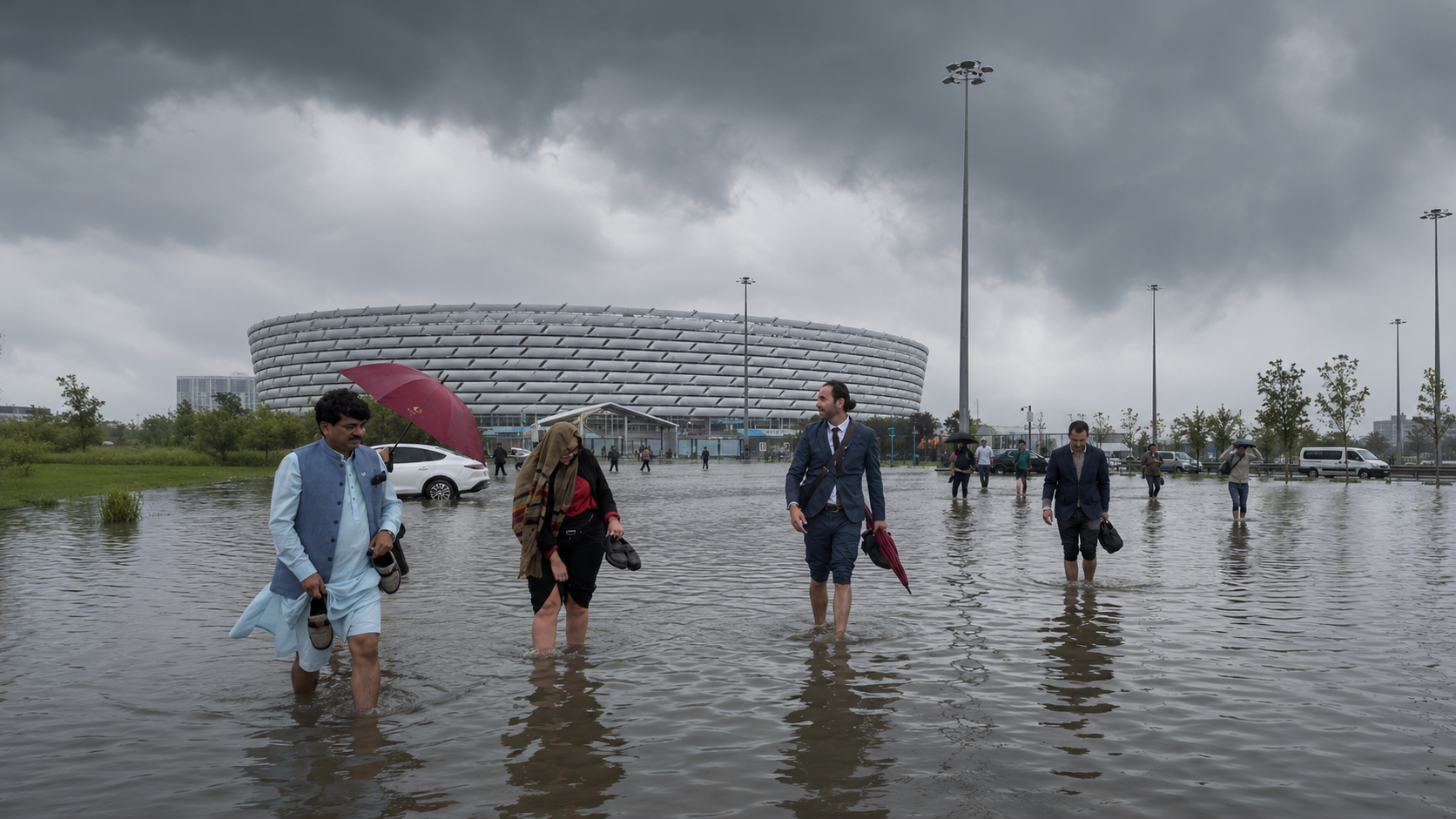 Yağış Bakının “Dayanıqlı şəhər” yalanını yenidən ifşa etdi: WUF13, COP29 və hökumətin riyakar maskasının cırılması